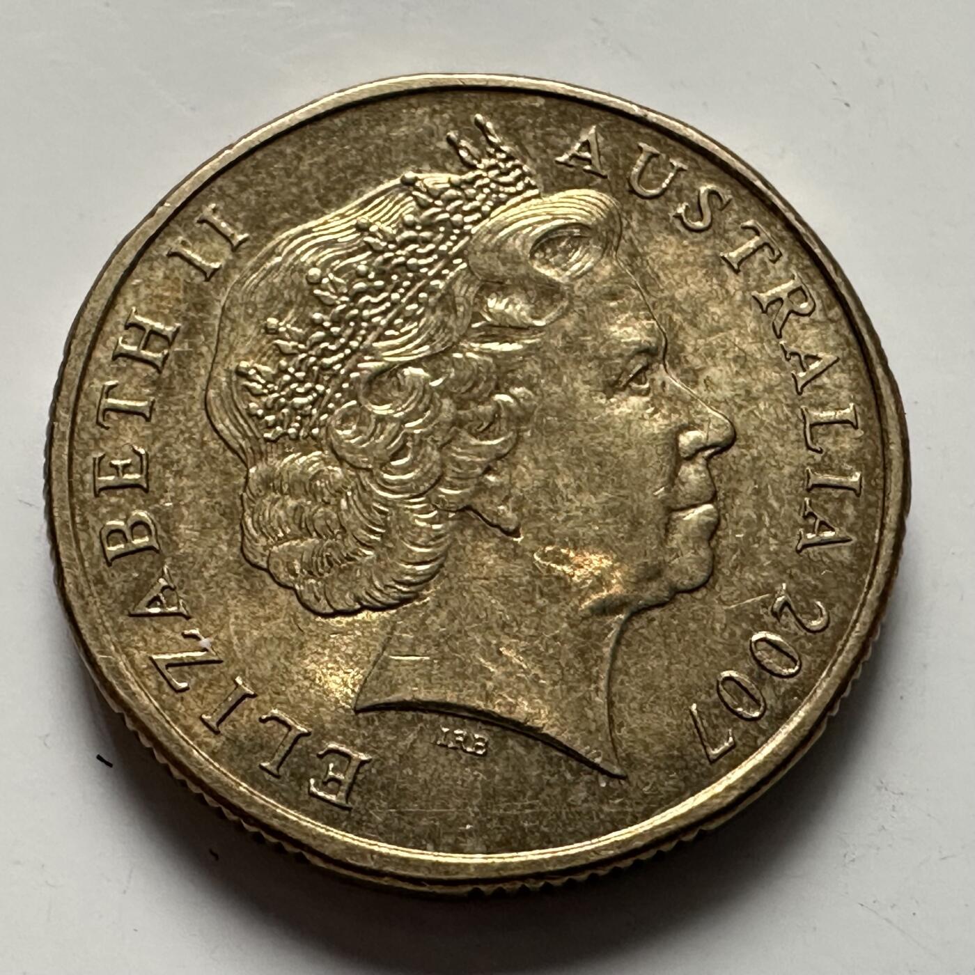 🌹外币初藏🌹🐯2025年第125场  每周二四六晚8️⃣点 接代拍 澳大利亚2007年¥1纪念币