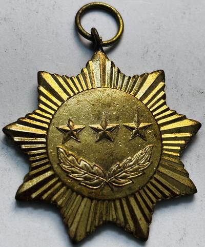 文馨钱币收藏第 279 场，银币，纪念铜章场 长期接收代拍品 - 五星麦穗纪念章，直径 43.4×3.0