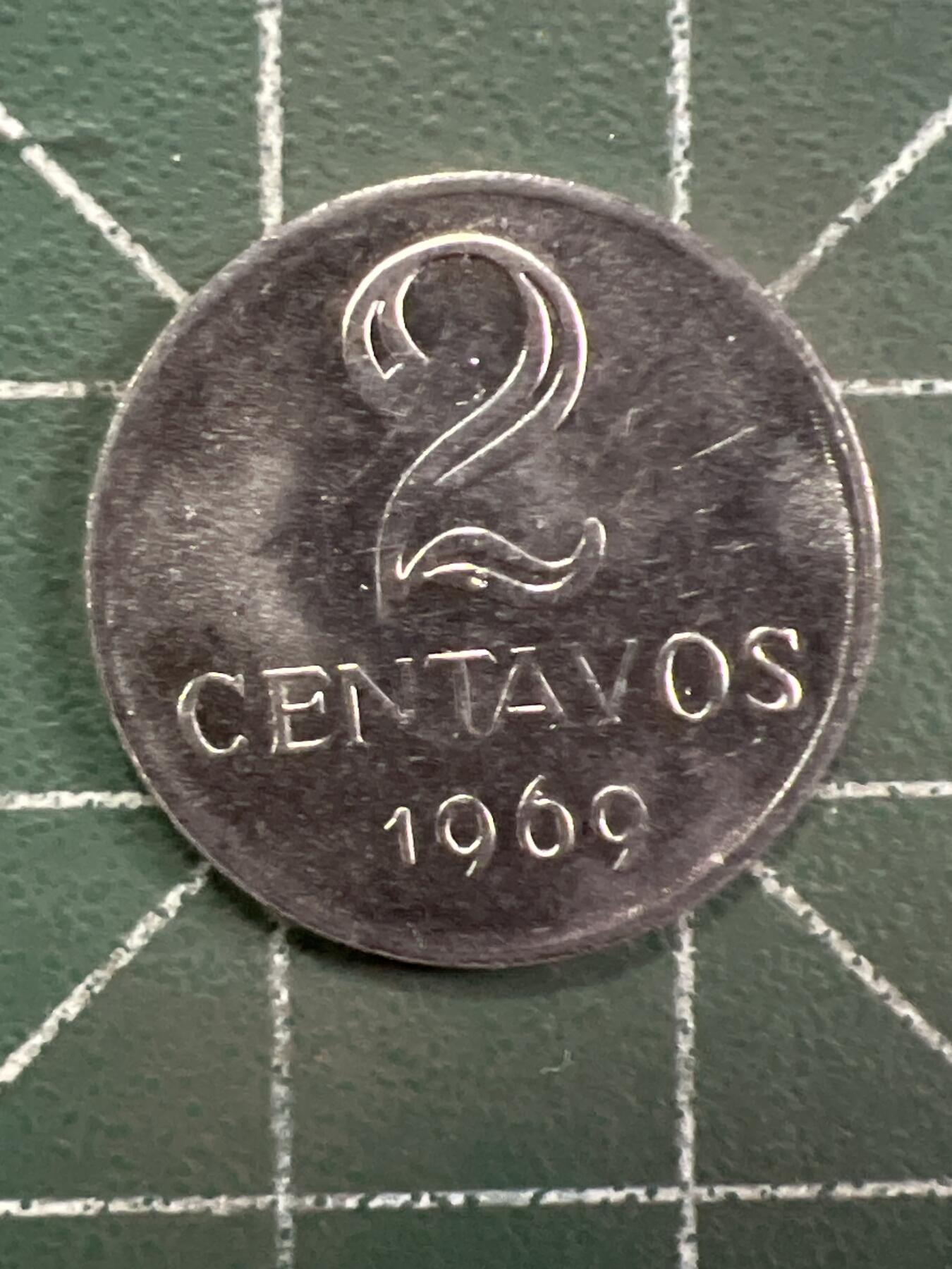 第1042 硬币专场 （无押金，捡漏，全场50包邮，偏远地区除外，接收代拍业务，本店十天发一次货） 巴西 2分