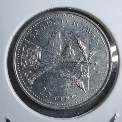 沼泽如烟--第894场 - 加拿大1992年25分纪念币