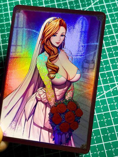 显眼宝36期 11月12日晚21:50截拍 佣金1起 可寄存～ - 织田花嫁 超漂亮 折光彩闪 小卡尺寸一枚 