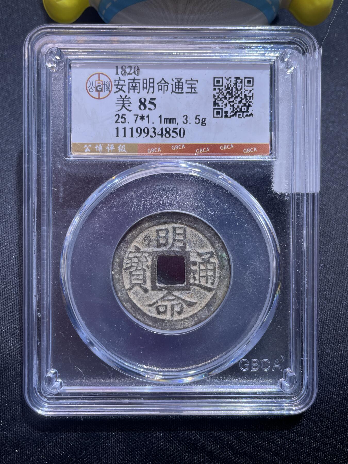 捡漏专场 安南明命通宝