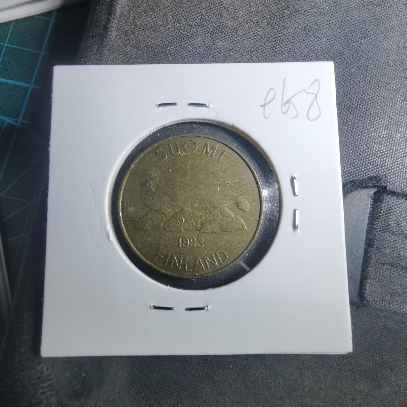 沼泽如烟--第896场 芬兰1993年5马克