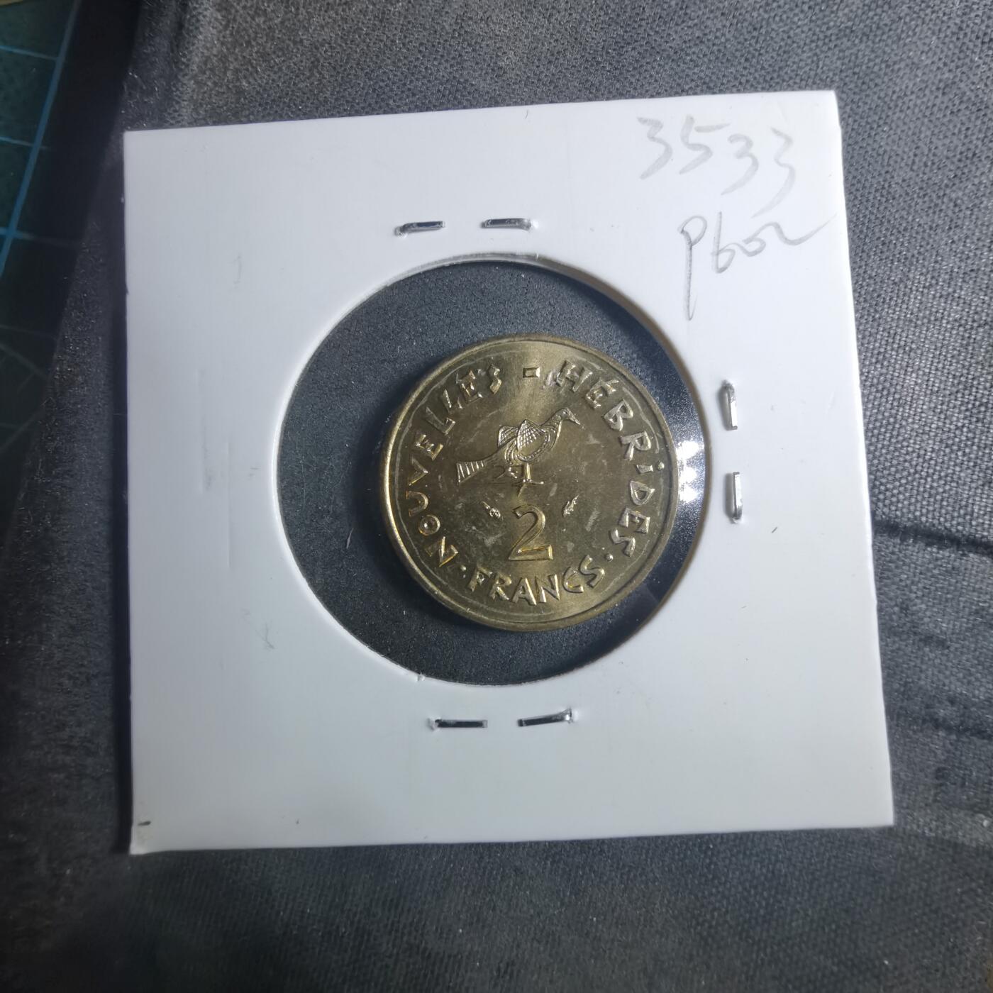 沼泽如烟--第896场 法属新赫布里底1979年2法郎