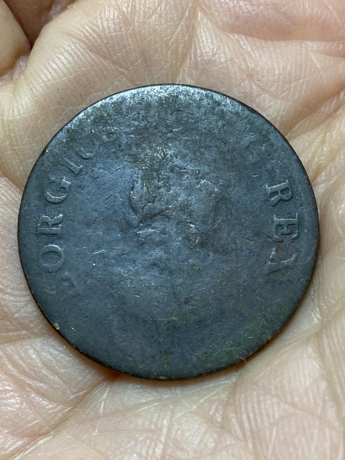 2025年第一百二十六场(总第一百五十二场）外国好品散币(免佣金) 英属爱尔兰1805年半便士(乔治三世时期)