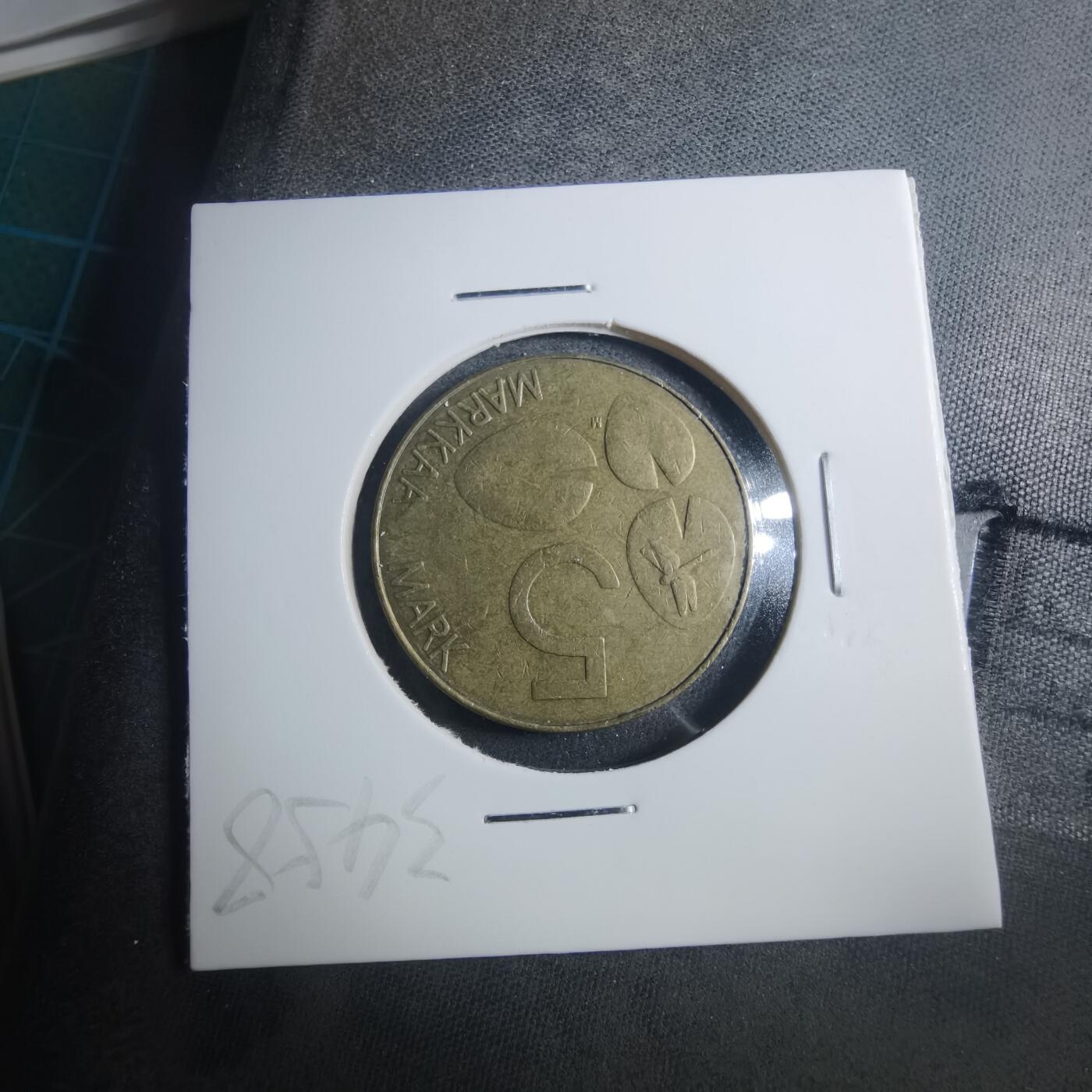 沼泽如烟--第896场 芬兰1993年5马克