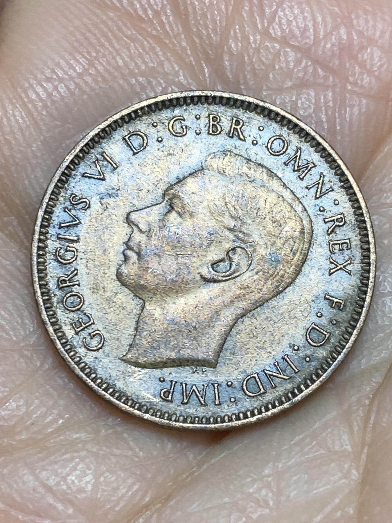 2025年第一百二十五场(总第一百五十一场）外国好品散币(免佣金) 英国🇬🇧1948年1法新(乔治六世第一版，关门年)