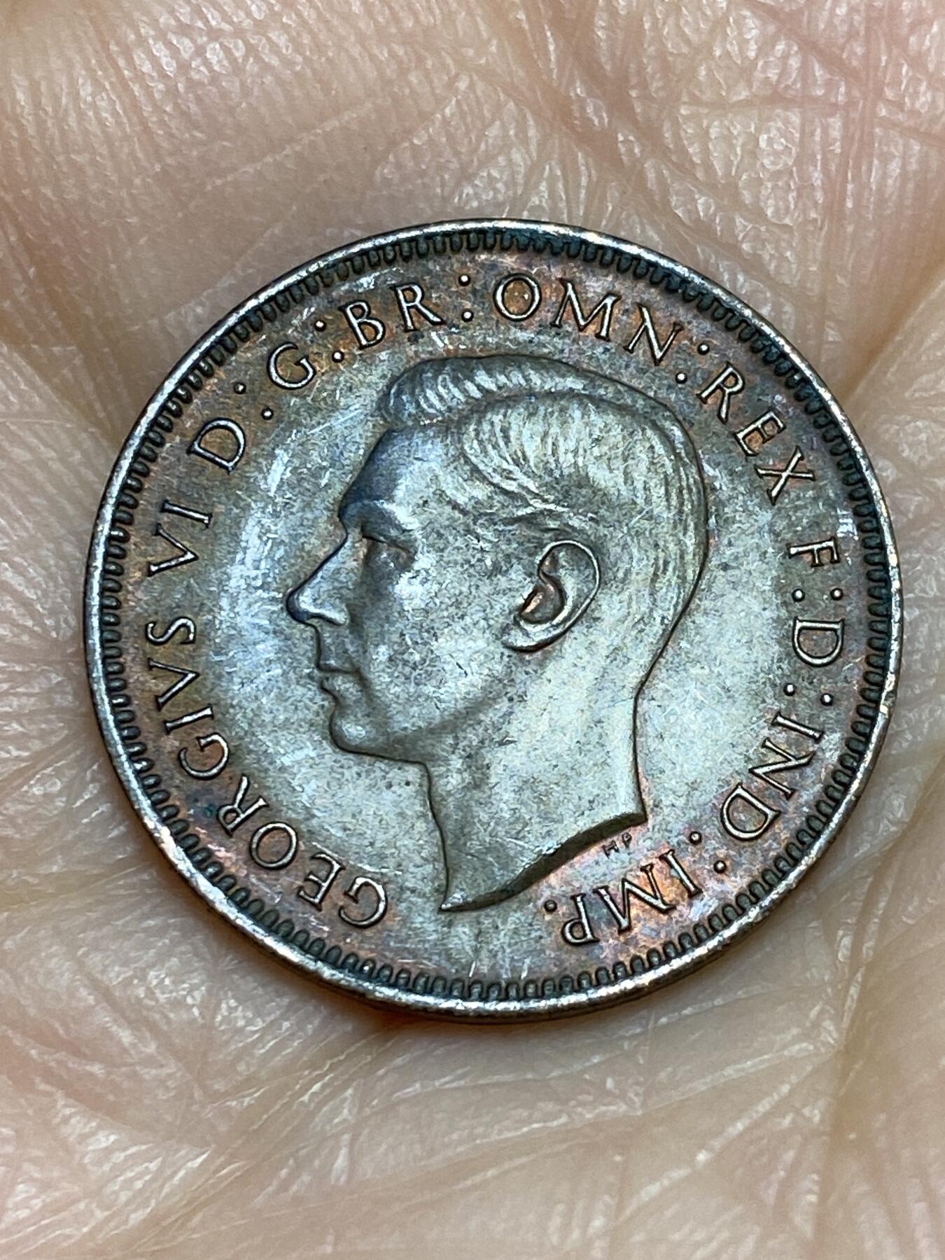 2025年第一百二十五场(总第一百五十一场）外国好品散币(免佣金) 英国🇬🇧1945年1法新(乔治六世第一版)