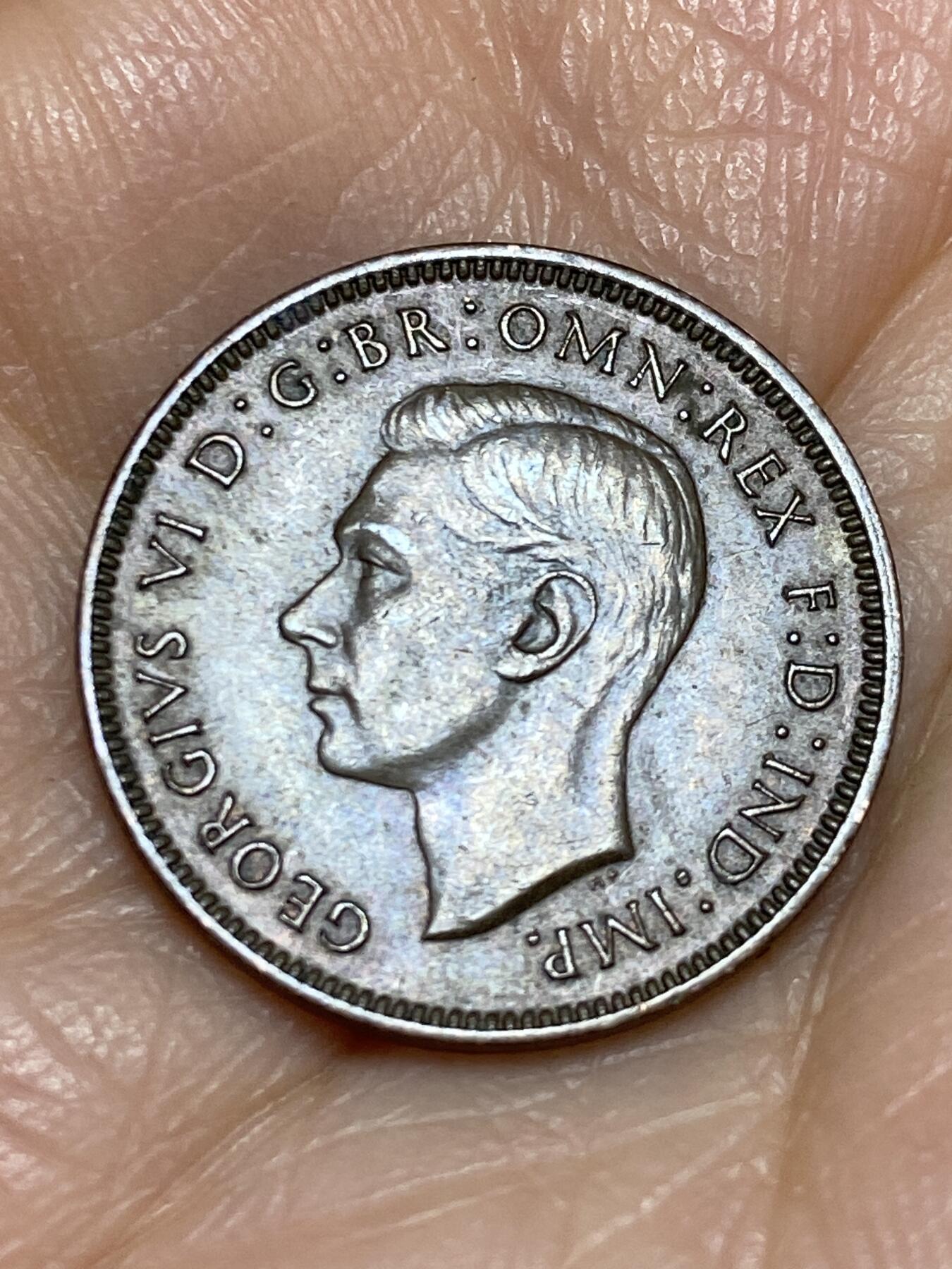 2025年第一百二十五场(总第一百五十一场）外国好品散币(免佣金) 英国🇬🇧1946年1法新(乔治六世第一版)