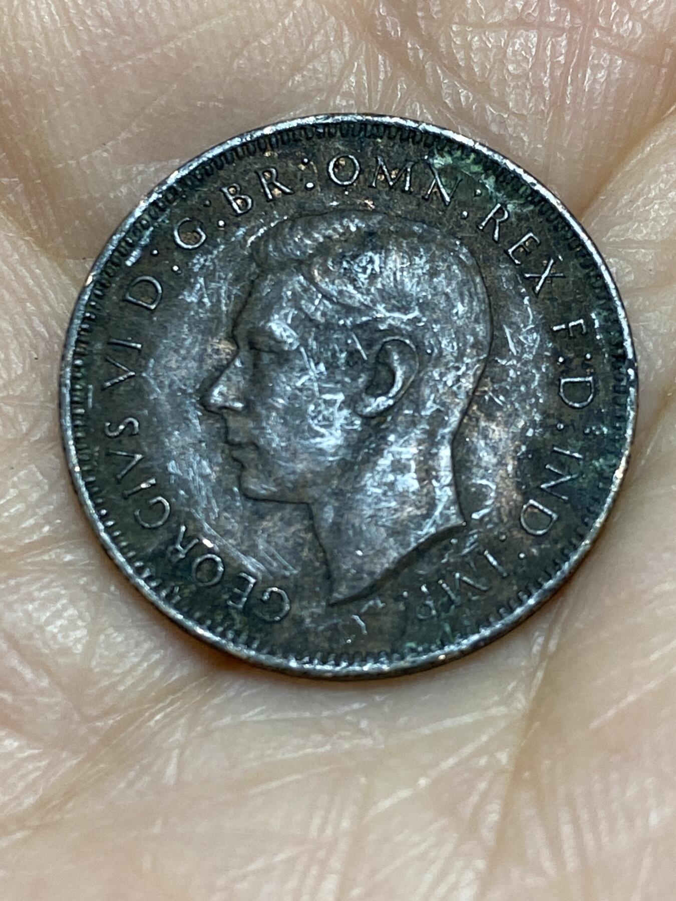 2025年第一百二十五场(总第一百五十一场）外国好品散币(免佣金) 英国🇬🇧1945年1法新(乔治六世第一版)