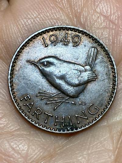 2025年第一百二十五场(总第一百五十一场）外国好品散币(免佣金) - 英国🇬🇧1949年1法新(乔治六世第二版，首发年)