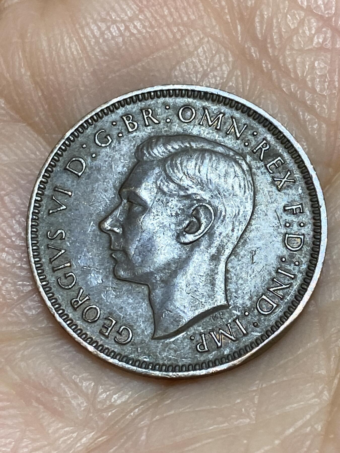 2025年第一百二十五场(总第一百五十一场）外国好品散币(免佣金) 英国🇬🇧1947年1法新(乔治六世第一版)