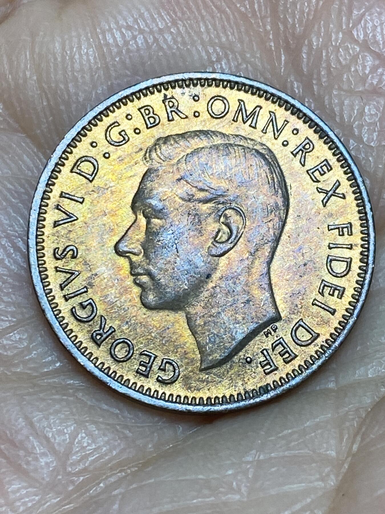 2025年第一百二十五场(总第一百五十一场）外国好品散币(免佣金) 少见年份好品–英国🇬🇧1952年1法新(乔治六世第二版，关门年)
