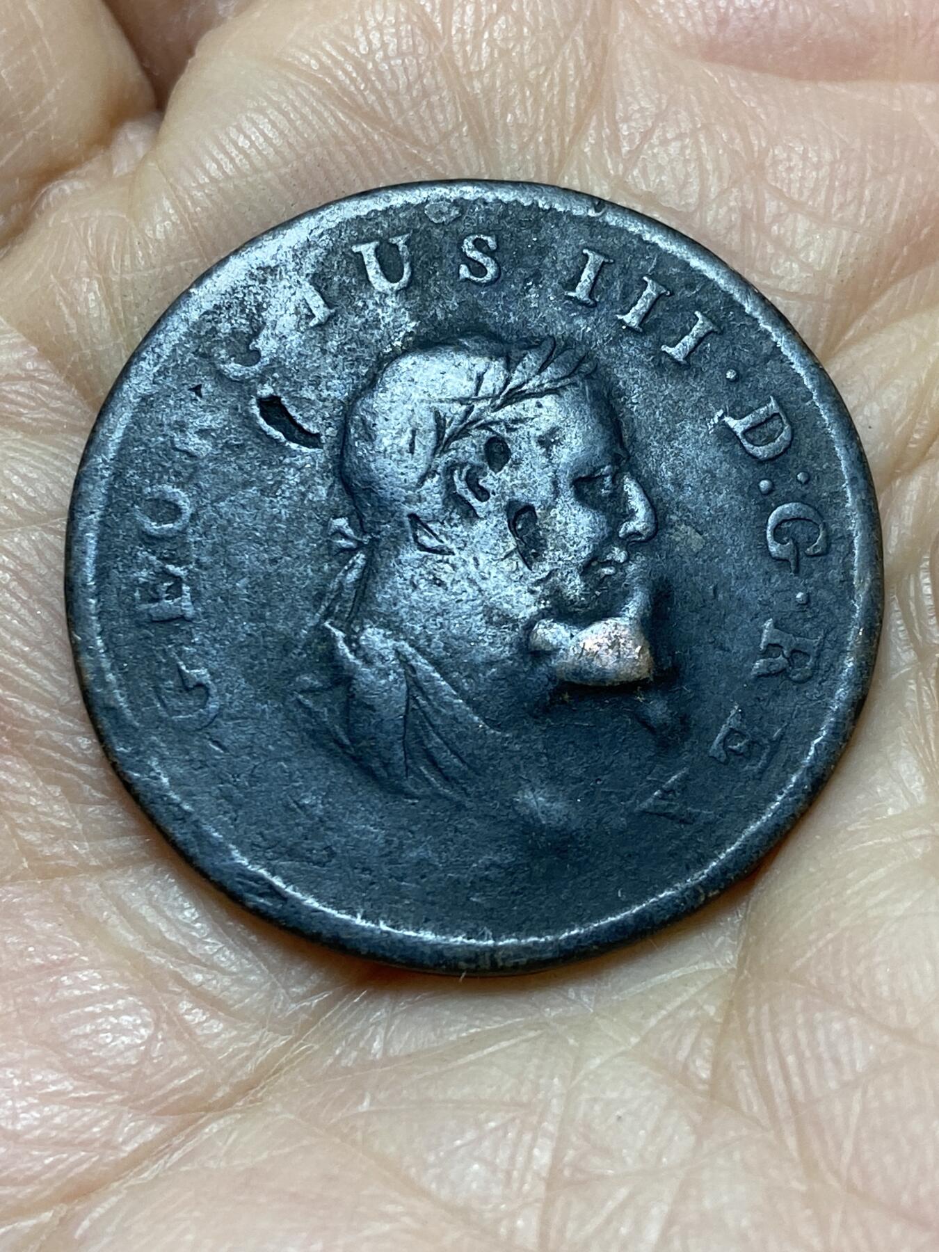 2025年第一百二十六场(总第一百五十二场）外国好品散币(免佣金) 英国🇬🇧1806年半便士(乔治三世时期)