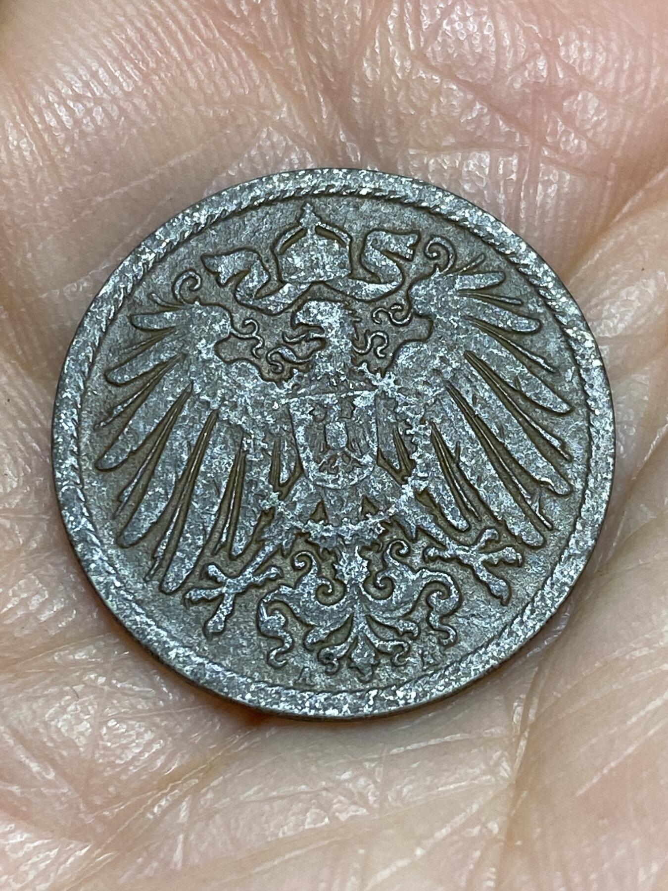 2025年第一百二十五场(总第一百五十一场）外国好品散币(免佣金) 德意志帝国1900年10芬尼(威廉二世时期，A标柏林造)