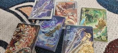 秋原瞳的小店第二十八期（持续收拍，深夜入冬的稀雨，总是静寂的……） - 卡游三国武器卡一组6张，几乎热门