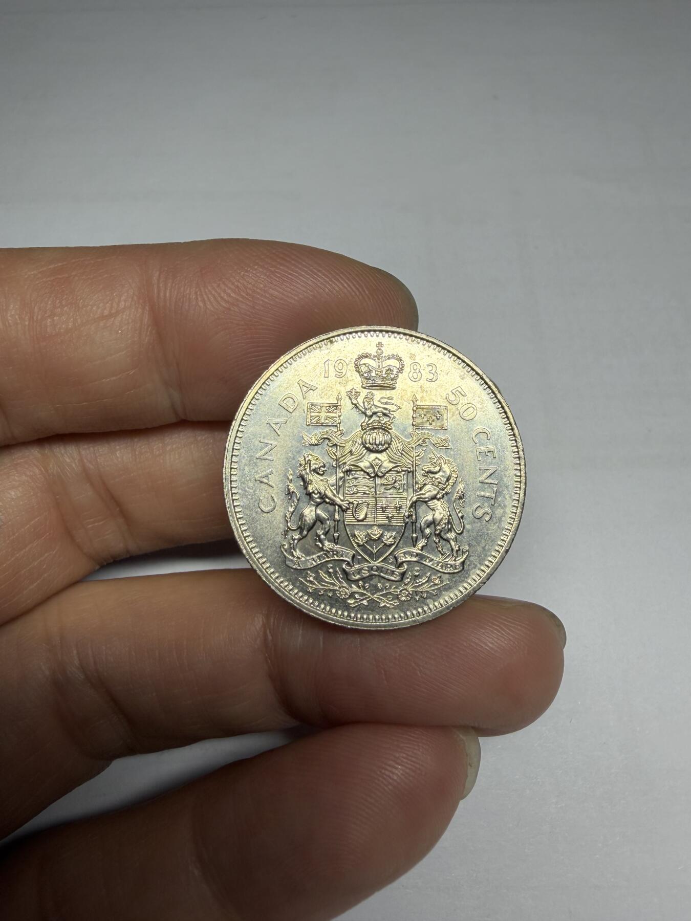 2025年集古藏今外币拍卖第十期-第4场—（总第284拍），可以寄存60天，满160元包邮。 1983年加拿大50分