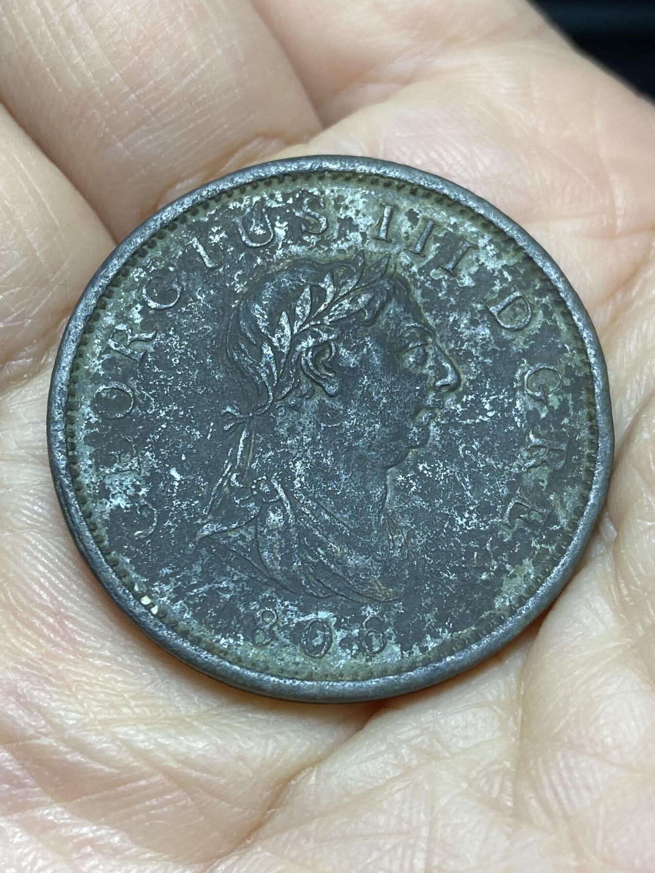 2025年第一百二十六场(总第一百五十二场）外国好品散币(免佣金) 英国🇬🇧1806年1便士(乔治三世时期)