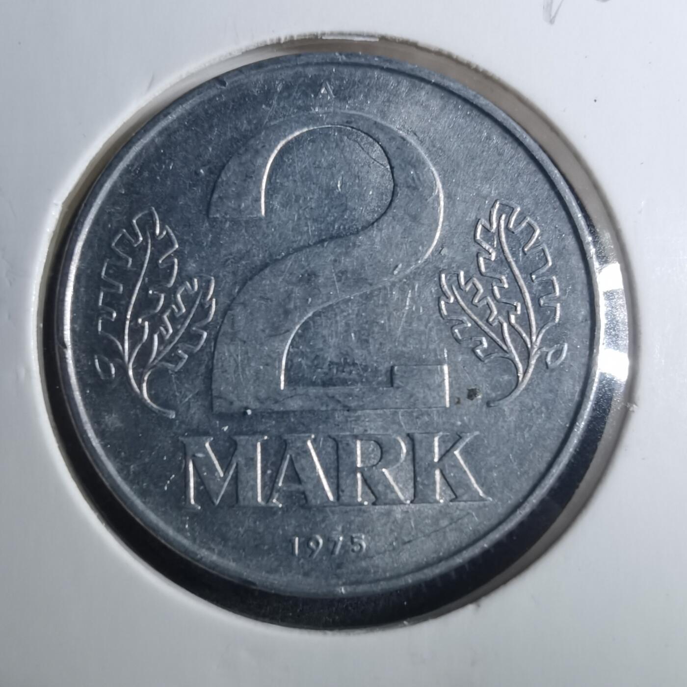 沼泽如烟--第896场 东德1975年2马克