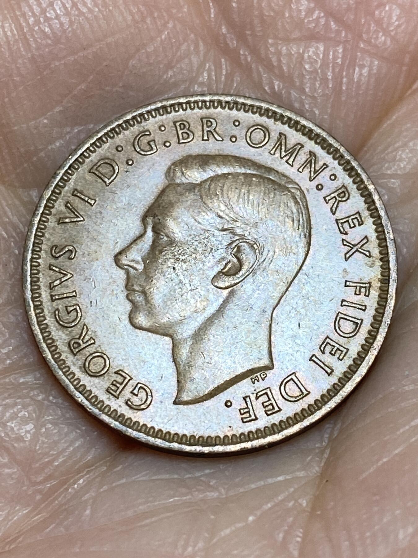 2025年第一百二十五场(总第一百五十一场）外国好品散币(免佣金) 英国🇬🇧1951年1法新(乔治六世第二版)