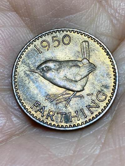 2025年第一百二十五场(总第一百五十一场）外国好品散币(免佣金) - 英国🇬🇧1950年1法新(乔治六世第二版)