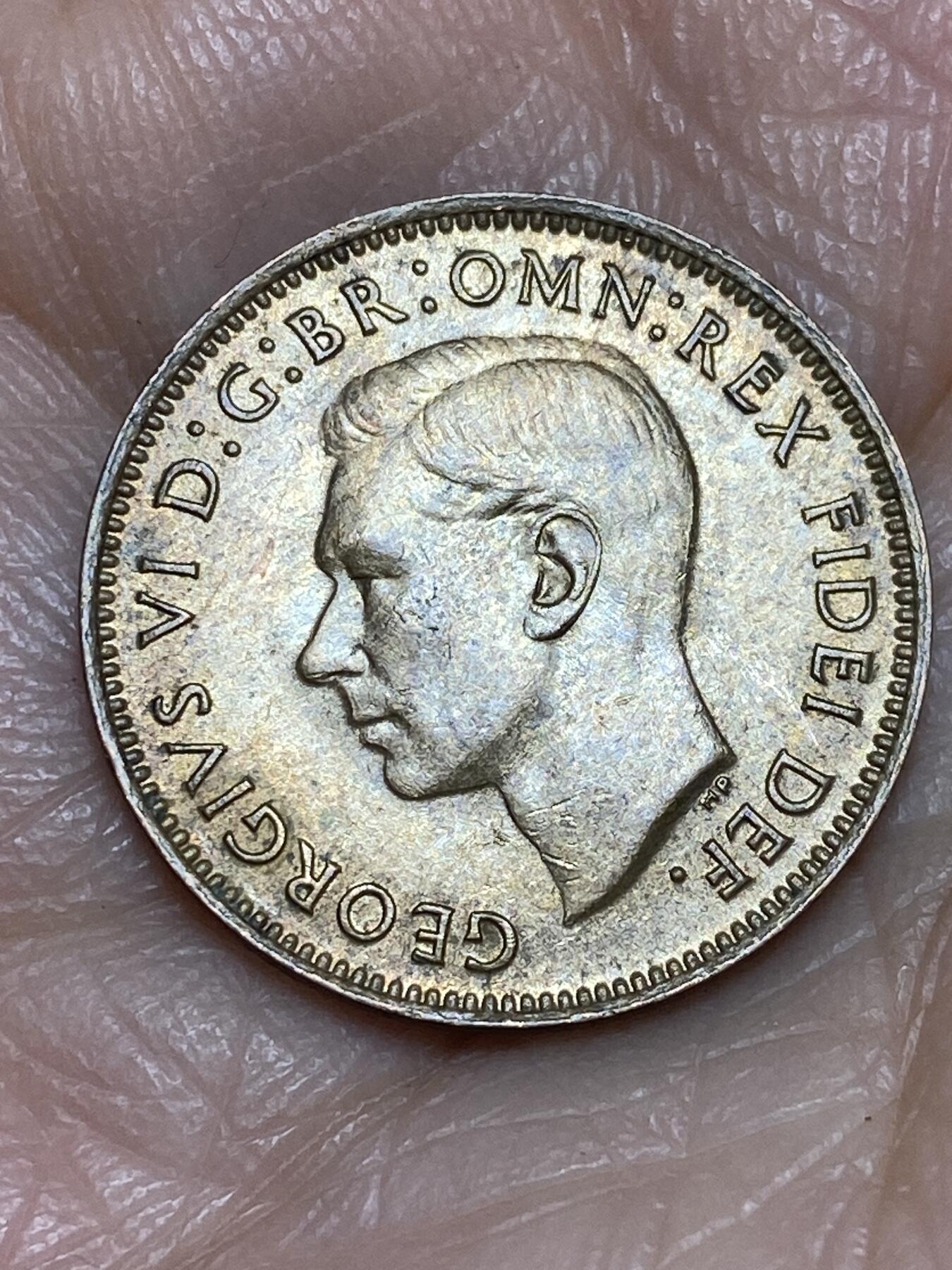 2025年第一百二十五场(总第一百五十一场）外国好品散币(免佣金) 英国🇬🇧1951年1法新(乔治六世第二版)