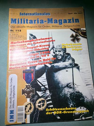 盛世勋华——号角文化勋章邮票专场拍卖第287期 - 德国出版 Militaria-Magazin杂志 2004年4/5月刊总第112期 58页