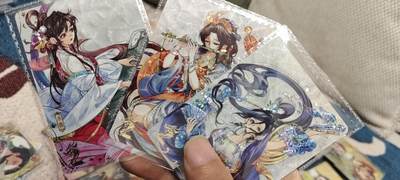 秋原瞳的小店第二十八期（持续收拍，深夜入冬的稀雨，总是静寂的……） - 卡游三国歌舞卡一组