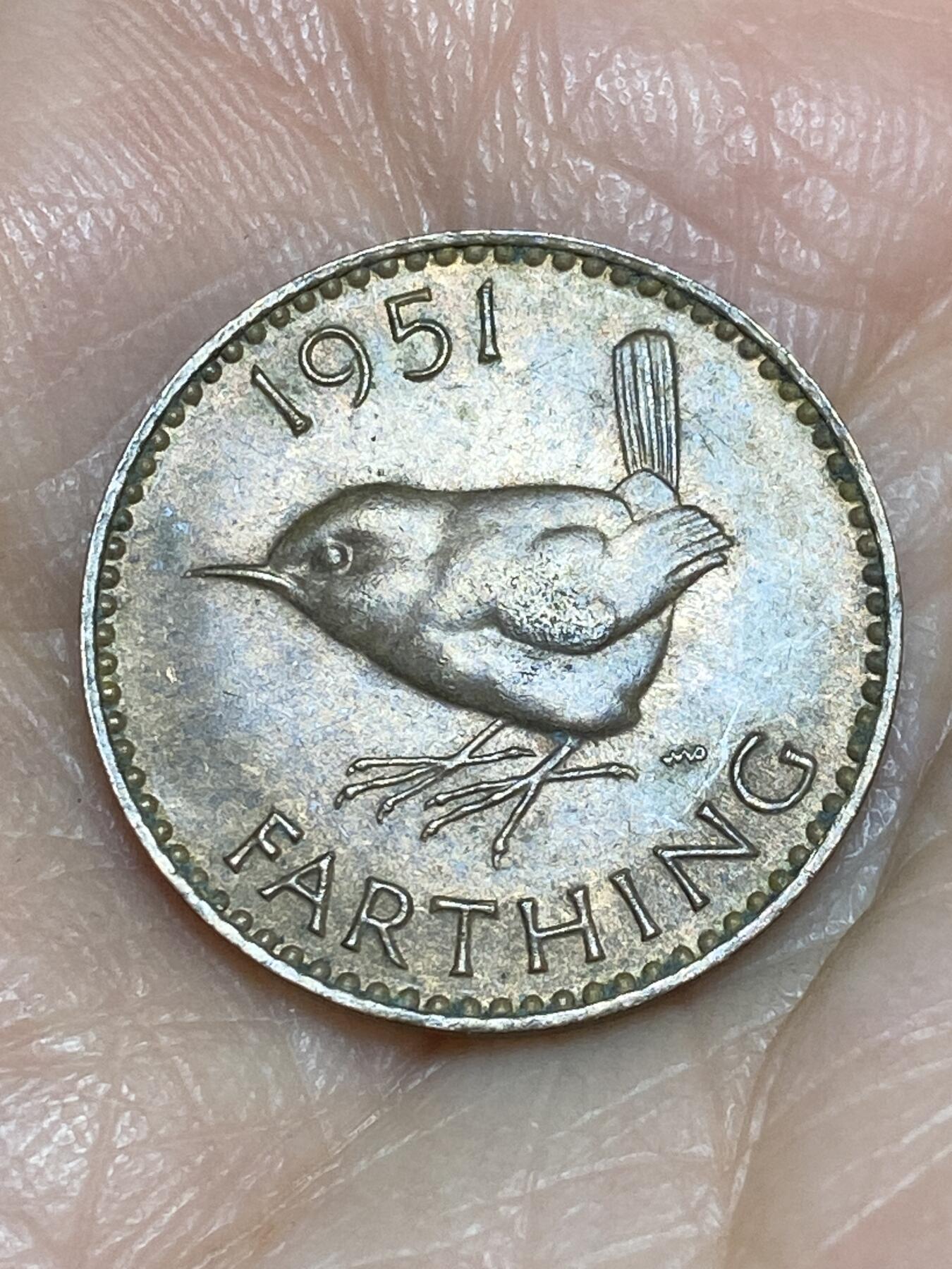 2025年第一百二十五场(总第一百五十一场）外国好品散币(免佣金) 英国🇬🇧1951年1法新(乔治六世第二版)