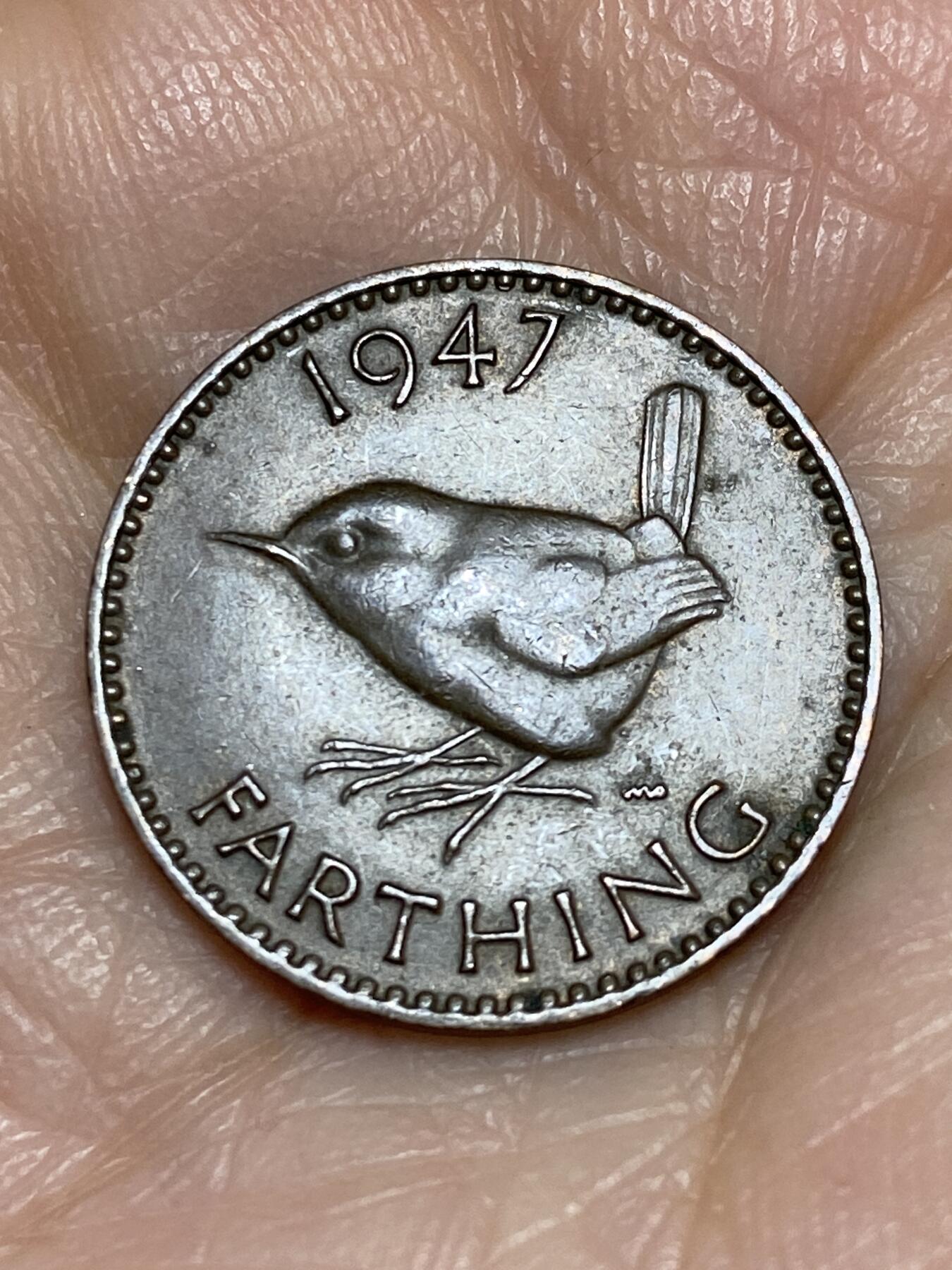 2025年第一百二十五场(总第一百五十一场）外国好品散币(免佣金) 英国🇬🇧1947年1法新(乔治六世第一版)