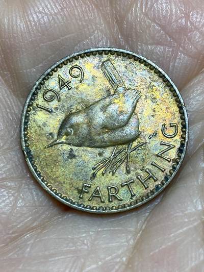 2025年第一百二十五场(总第一百五十一场）外国好品散币(免佣金) - 英国🇬🇧1949年1法新(乔治六世第二版，首发年)