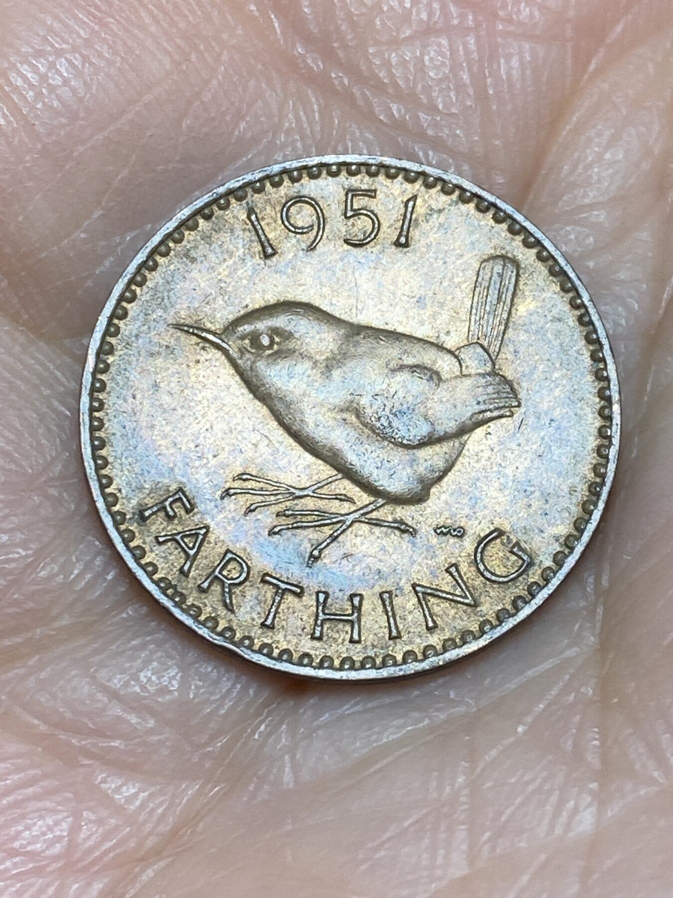 2025年第一百二十五场(总第一百五十一场）外国好品散币(免佣金) 英国🇬🇧1951年1法新(乔治六世第二版)