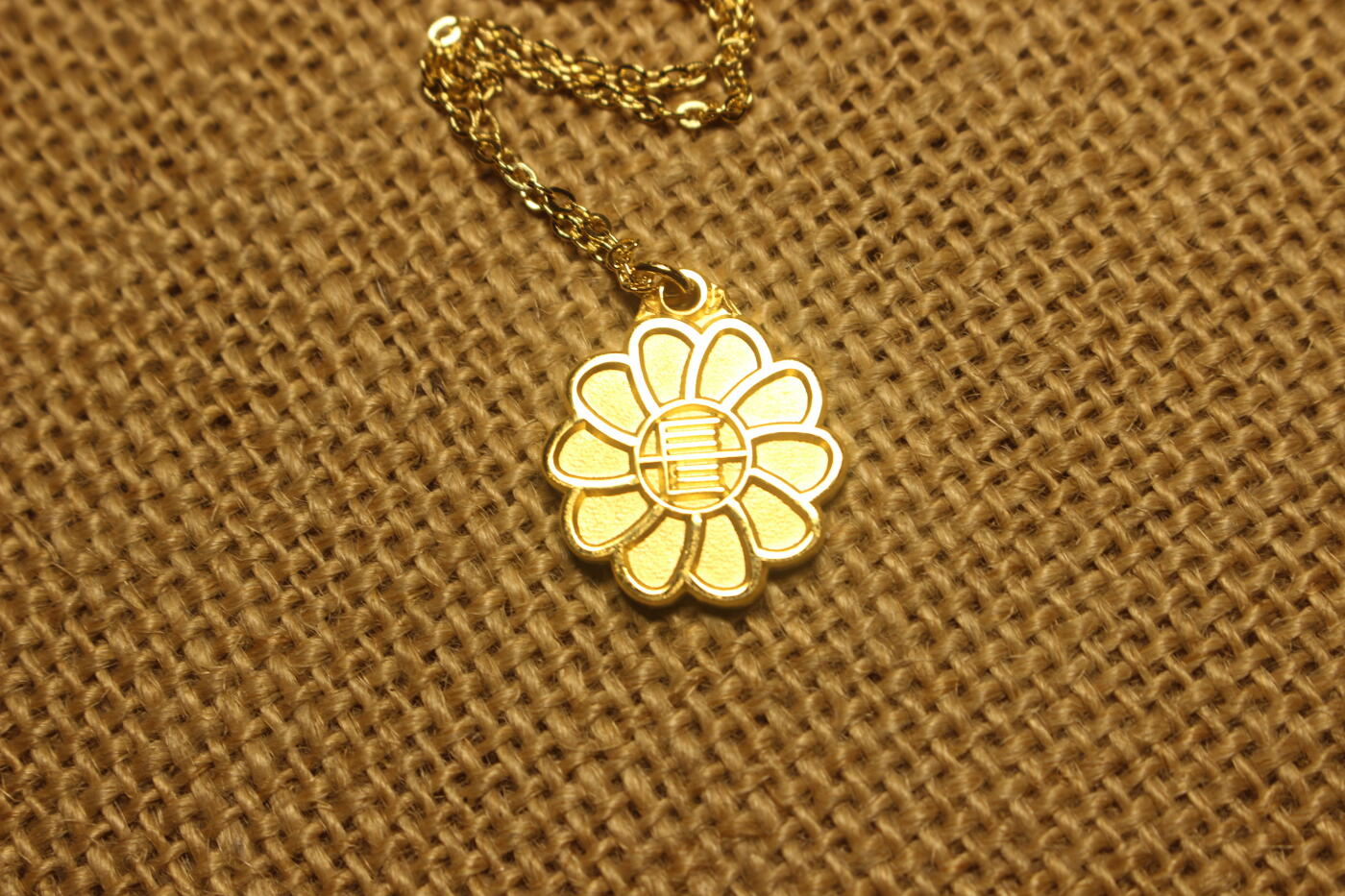 2025.11.13日系杂货小拍卖 某社团纪念项链，应该为合金镀金，库存品相