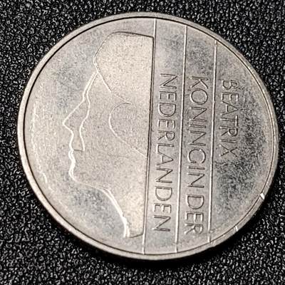 泉币菌-第125场-126场 并场 精品福利场(本场由于周日截拍，需要下周周末发货，感谢理解) - 原光 荷兰1盾镍币,贝娅特丽克丝女王,25mm