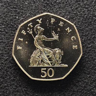 【全场包邮】纯粹捡漏拍476场（免费代拍第13场）调整中 - 英国1988年50便士-PL状态