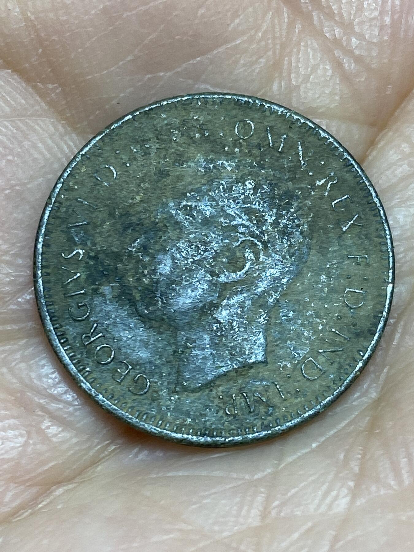 2025年第一百二十五场(总第一百五十一场）外国好品散币(免佣金) 英国🇬🇧1945年1法新(乔治六世第一版)