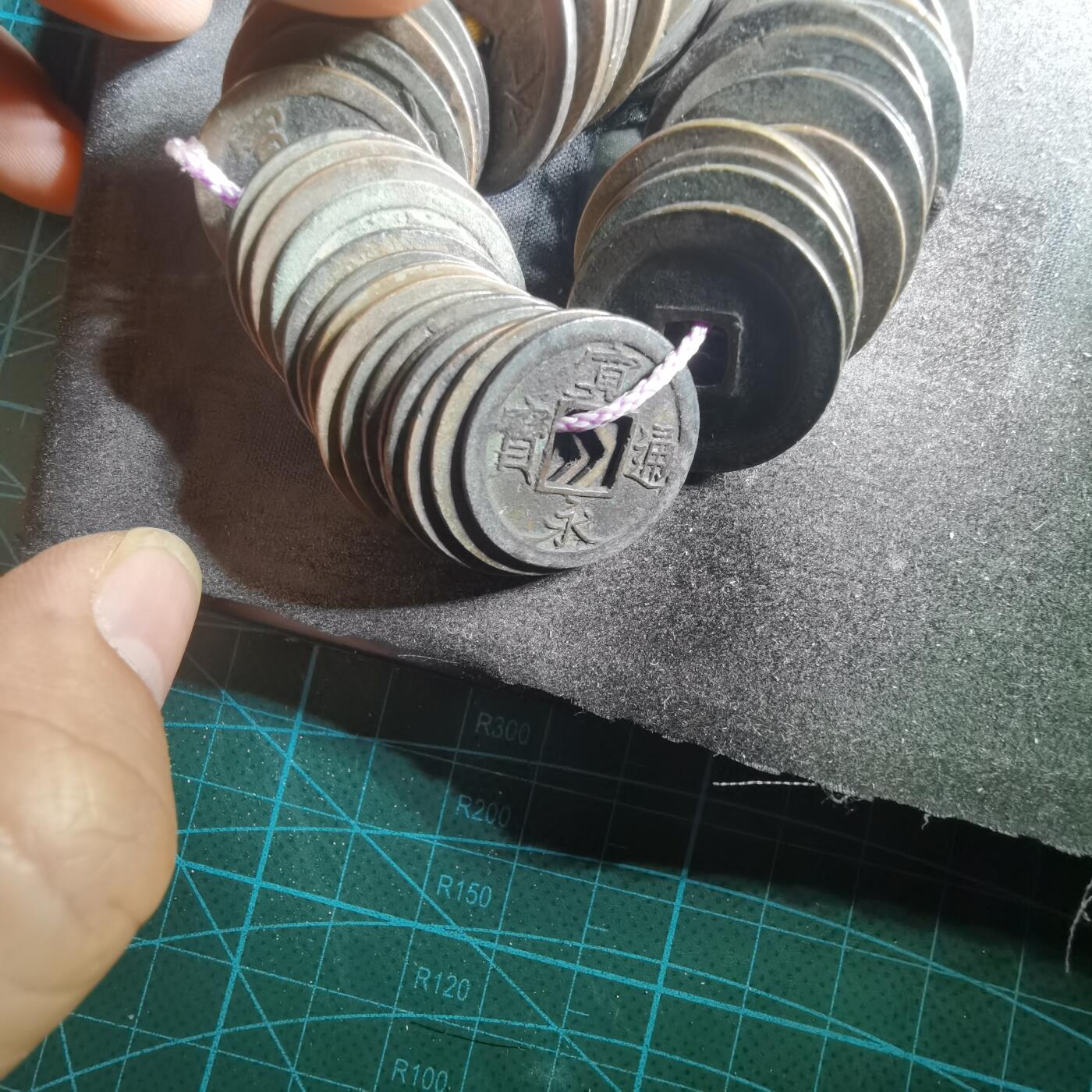 沼泽如烟--第895场 铜钱一串基本都是宽永，背元  背佐 光背 古宽等