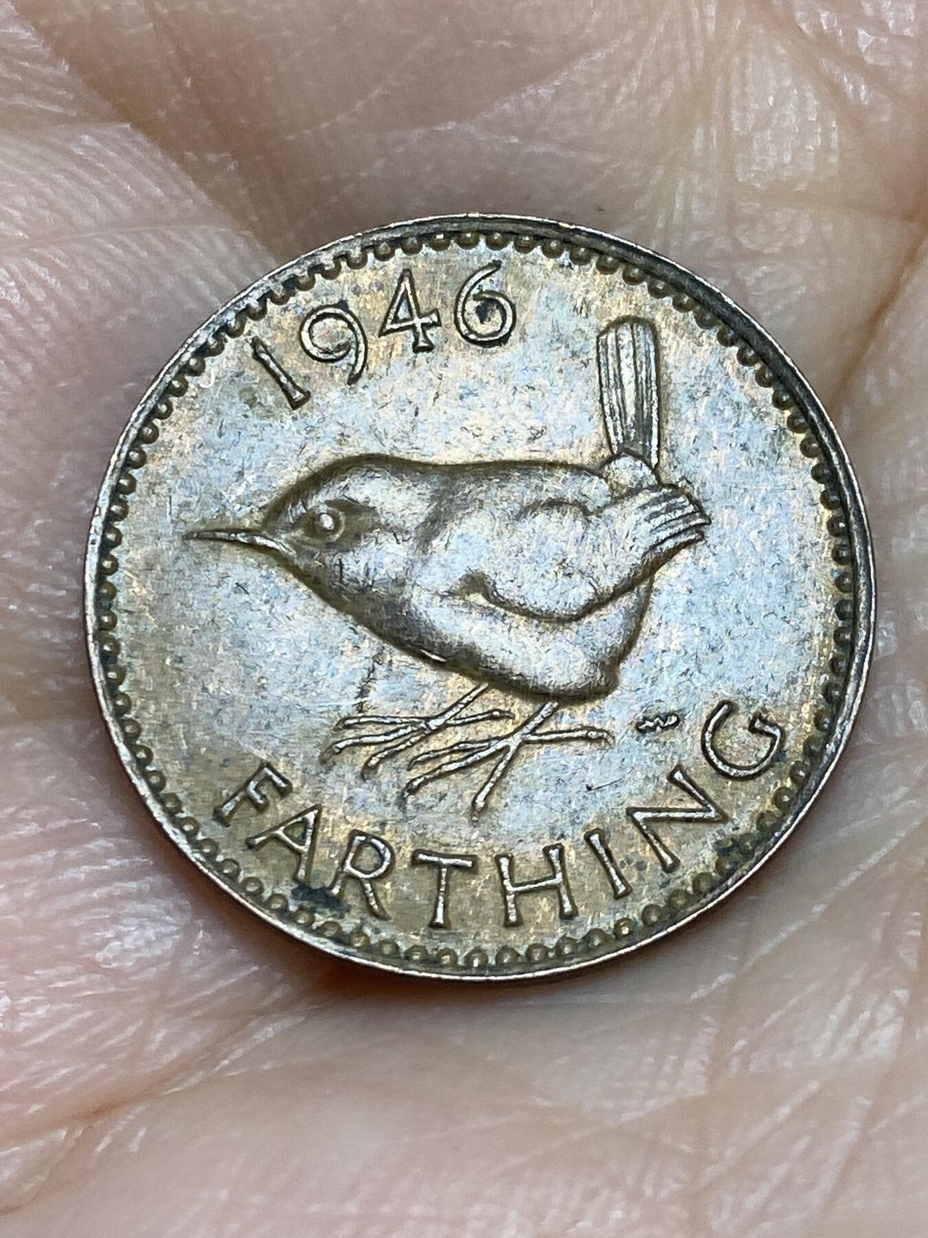 2025年第一百二十五场(总第一百五十一场）外国好品散币(免佣金) 英国🇬🇧1946年1法新(乔治六世第一版)