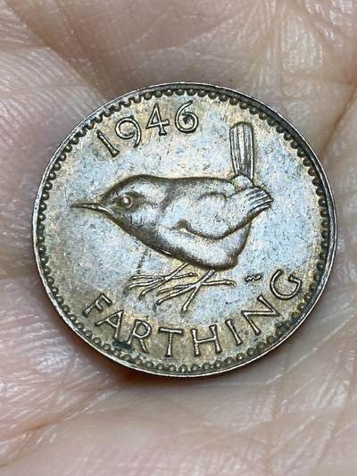 2025年第一百二十五场(总第一百五十一场）外国好品散币(免佣金) - 英国🇬🇧1946年1法新(乔治六世第一版)