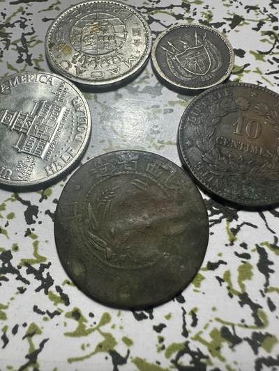 中外钱币 钱币5枚