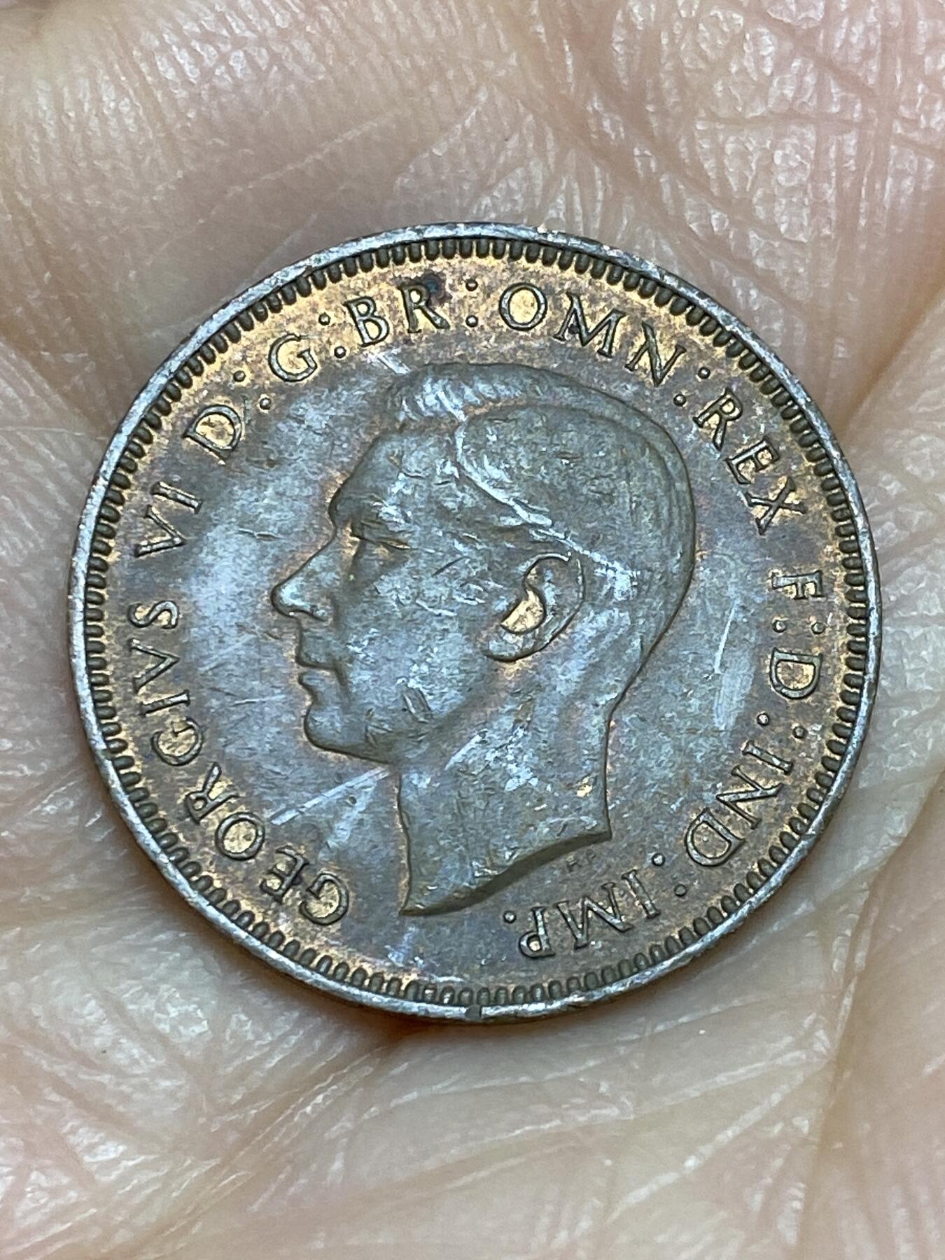 2025年第一百二十五场(总第一百五十一场）外国好品散币(免佣金) 英国🇬🇧1944年1法新(乔治六世第一版)