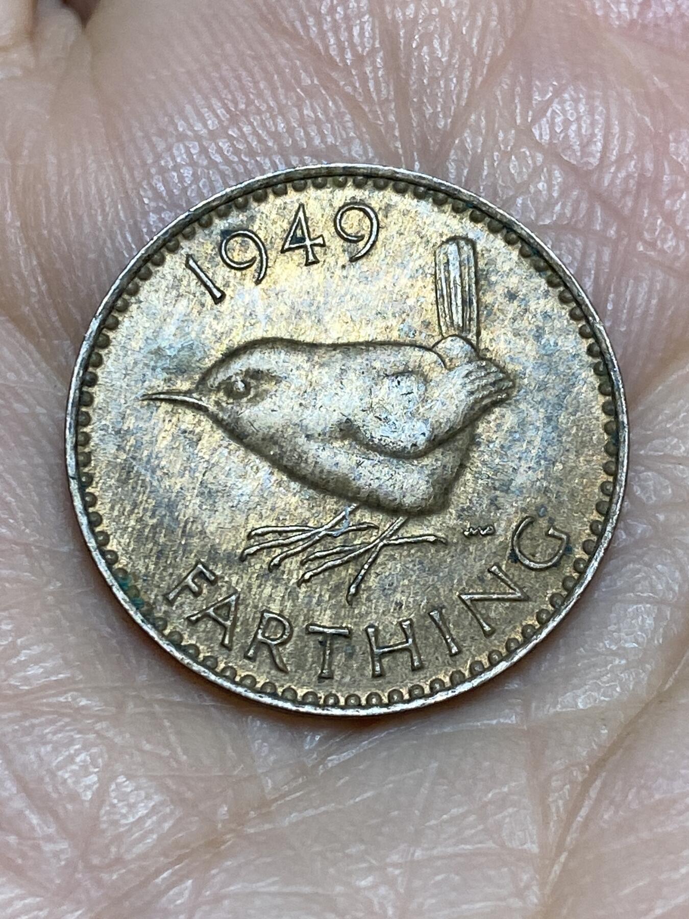 2025年第一百二十五场(总第一百五十一场）外国好品散币(免佣金) 英国🇬🇧1949年1法新(乔治六世第二版，首发年)