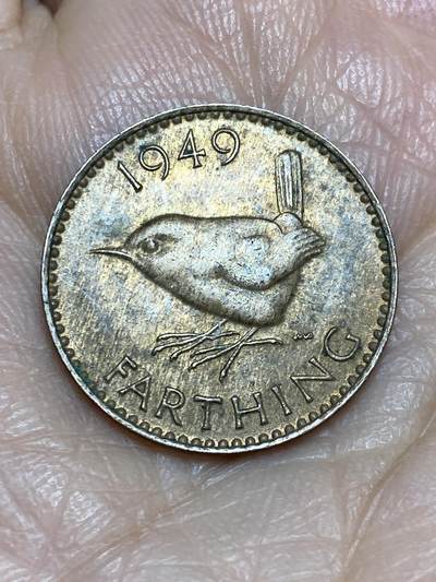 2025年第一百二十五场(总第一百五十一场）外国好品散币(免佣金) - 英国🇬🇧1949年1法新(乔治六世第二版，首发年)