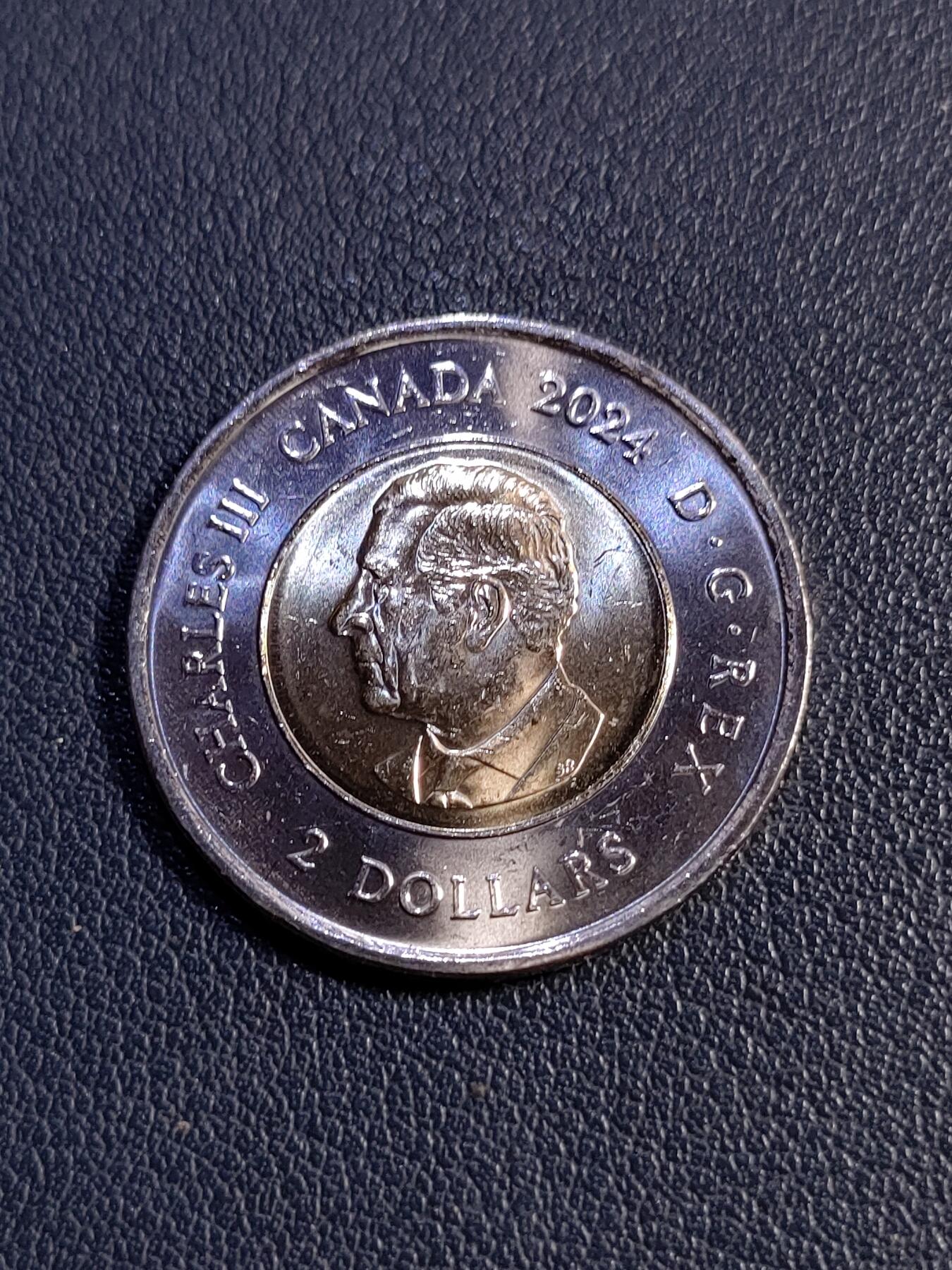 世界各国普、纪币捡漏专场(第十八场) 2024年加拿大庆祝因纽特人努南加特2加元双金属彩色版纪念币