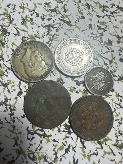 中外钱币 钱币5枚