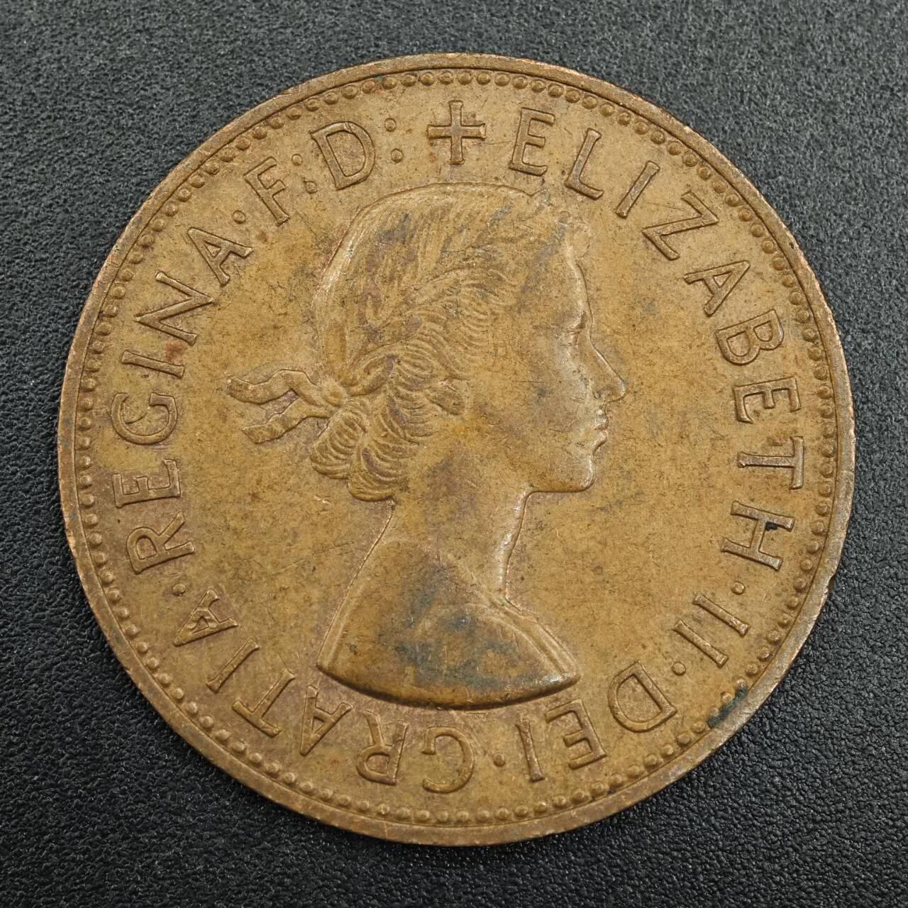 【淘币小摊】实时拍第七百九十二拍   散币场   满百包邮可预留二周 每周一统一发货   英国1967年一便士铜币