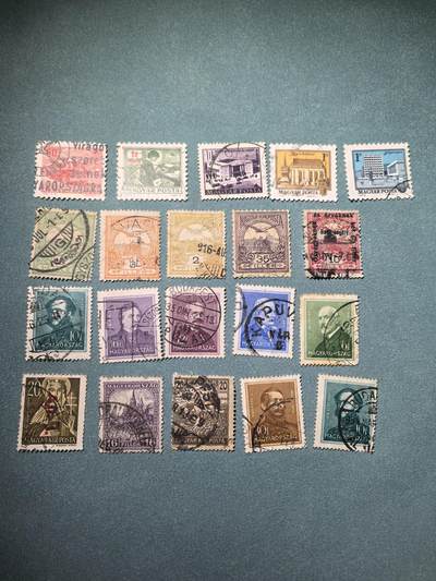 盛世勋华——号角文化勋章邮票专场拍卖第287期 - 匈牙利（王国）邮政1940年代发行邮票20枚