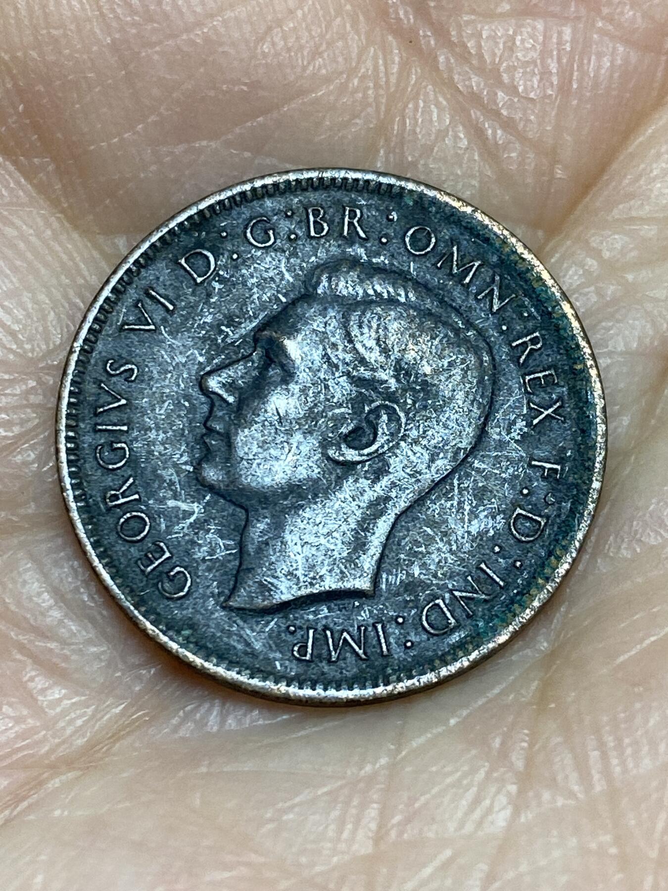 2025年第一百二十五场(总第一百五十一场）外国好品散币(免佣金) 英国🇬🇧1942年1法新(乔治六世第一版)