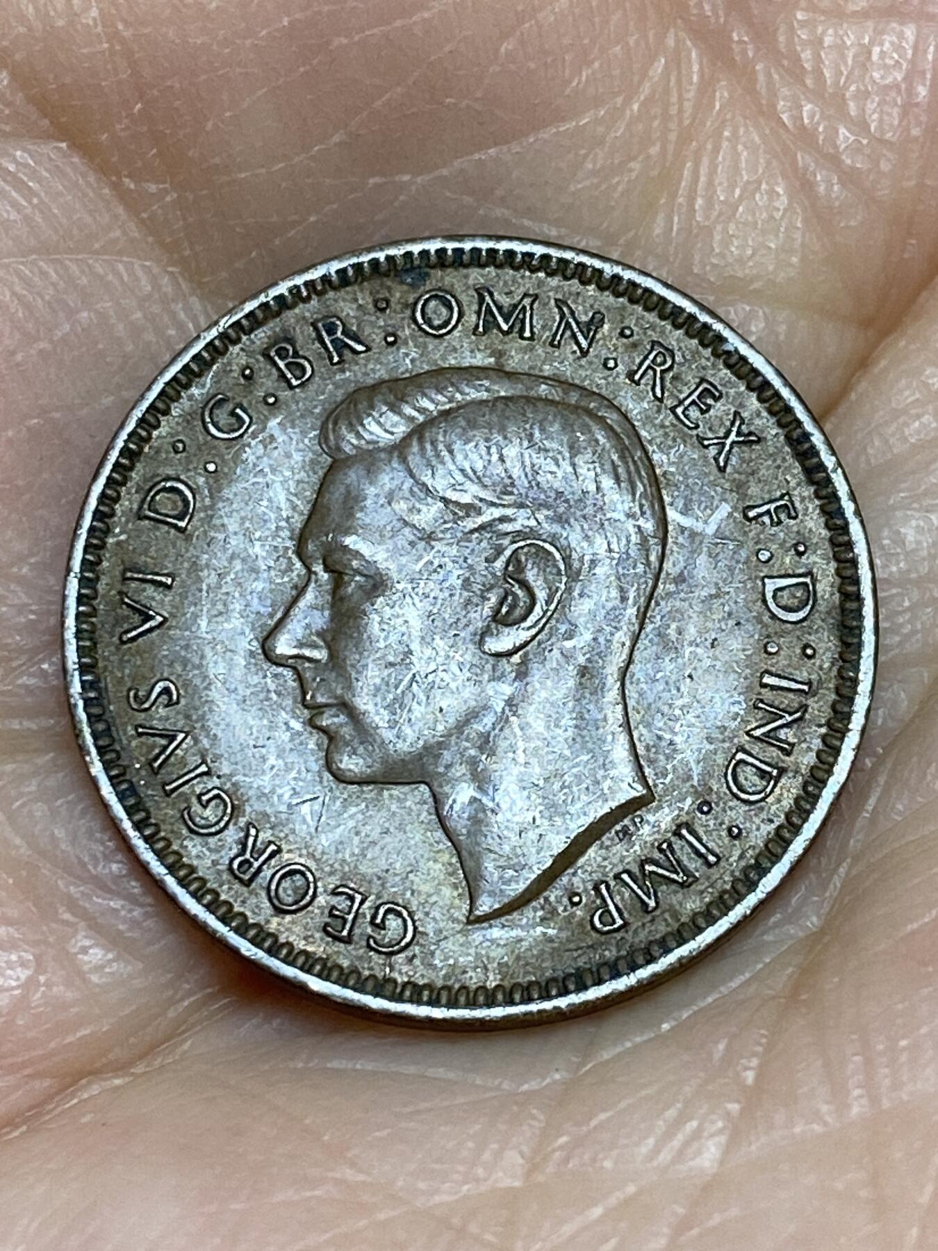 2025年第一百二十五场(总第一百五十一场）外国好品散币(免佣金) 英国🇬🇧1946年1法新(乔治六世第一版)