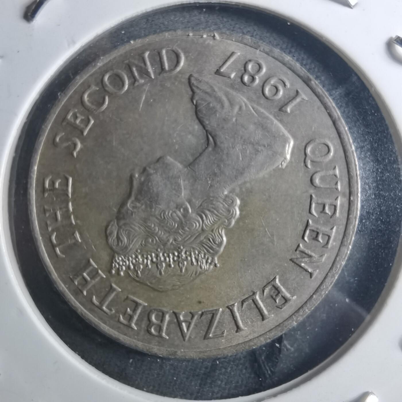 沼泽如烟--第895场 泽西1987年10便士